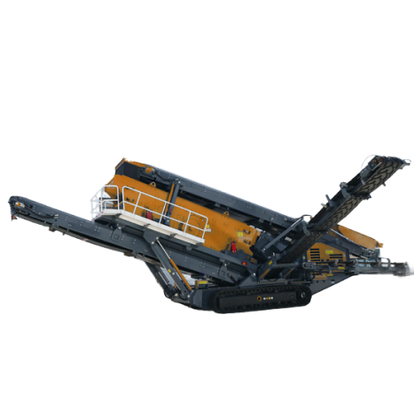 Mobile crushing complexes